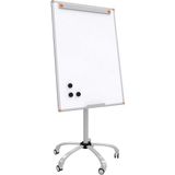 70X100 cm Manyetik Yüzeyli, 5 Tekerlekli Yıldız Ayaklı Yazı Tahtası - Ahşap - Beyaz - Seçenek 1