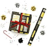 70x100 cm Premium Hediye Paketleme Kağıdı 2'li Set | Kolay Sarılabilir, Canlı Baskı, Özel Kutu ile Rulo Gönderim | M20