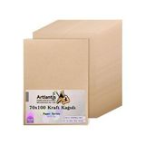 70x100 Kraft Kağıt 80 Gr 5 Adet Artlantis Kraft Saman Kağıt 70x100 5 Adet