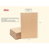 70X100Cm 3Mm Oluklu Mukavva Karton - Tuval Çerçeve Kartonu 20'Li Çok Paket