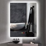 70x100(h) cm Buğu Çözücülü Dokunmatik Işıklı Ledli Banyo Aynası