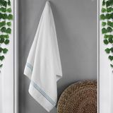 70X140 Piko Nakışlı Çeyizlik, Hediyelik İkili Banyo Havlusu - 70 x 140 cm - Aqua
