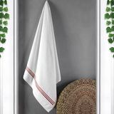 70X140 Piko Nakışlı Çeyizlik, Hediyelik İkili Banyo Havlusu - 70 x 140 cm - Bordo