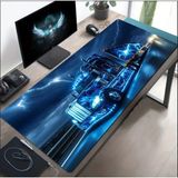 70X30 cm Neon Tır Temalı Kaydırmaz Taban Speed Yüzey Oyuncu Mouse Pad Gaming