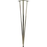 71 Cm Firkete Metal Mil Masa Sehpa Ayağı Gold Sarı