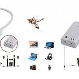 7+1 Usb Ses Karti Virtual 3D Kablolu Windows 7810 , Xp Uyumlu Ses Karti Sifir Kutusunda
