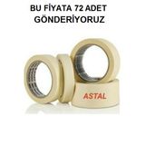 72 Adet Akrilik,24 Mm, X 25 Metre,Maskeleme Bandı