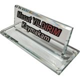 7/24 Hediye Kişiye Özel Kristal Masaüstü Kalemlik Ofis Makam M146 Slv