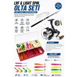 73 Parça Lrf Olta Seti & Light Spin Olta Seti, 270Cm Karbon Kamış, Metal Makine