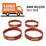 74.1-72.6 Bmw Çelik Jant Merkezleme Bilezik Finik Plastik