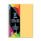 7+4 Ayracli Defter 11 Konulu 225 Yaprak 1 Adet 7 Kareli 4 Cizgili Spralli Plastik Kapak Seperatorlu