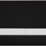 740-1101-Vitra Select Kumanda Paneli - Siyah Cam Slach Krom Buton