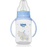 744 Wee Baby Kulplu Pp Biberon 150ML Mavi (5 Adet)