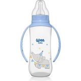 745 Wee Baby Kulplu Pp Biberon 270ML Mavi (5 Adet)