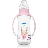 745 Wee Baby Kulplu Pp Biberon 270ML Pembe (5 Adet)