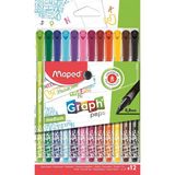 749652 Felt Tıp 12 Renk Keçeli Kalem