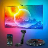 75-85 İnç Tv'ler Ve Pc İçin Çift Kameralı Govee Envisual Tv Arka Işığı T2, Dekorasyon İçin Alexa Ve Google Assistant Çift Işık Boncuklarıyla Uyumlu Rgbıc Wifi Led Şerit