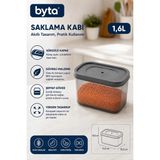 750 ml Kapaklı Plastik Saklama Kabı Dikdörtgen Çok Amaçlı Gıda Saklama Kutusu