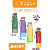 750 ml Sızdırmaz Paslanmaz Çelik Termos, El Askılı Tasarım, Mor