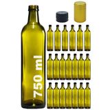 750 ml Yeşil Maraska Kilitli Yağdanlık Kapaklı Yağ Şişesi 750 Cc Kapüşonlu Köşeli Cam Şişe 20 Adet