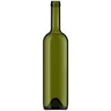 750 Ml Yeşil Şarap Şişesi Sentetik Mantar Tıpalı Ve Kapüşonlu Boş Çukur Cam Şişe 6 Adet