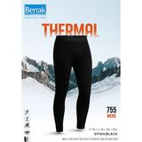 755 Berrak Erkek Termal Alt Siyah - S - M
