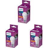 75W LED Ampul, 2700K Sarı Işık, E27 Normal Duy Sarı 3lü Paket - Altın