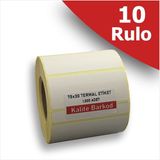 75X30 Termal Etiket | 10 Rulo Barkod Etiketi