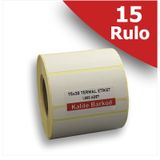75x30 Termal Etiket | 15 Rulo Barkod Etiketi