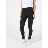 760 Dıana Yüksek Bel Dar Paça Super Slim Fit Siyah Kadın Jean Pantolon Cl1040215