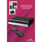 76000 Tüplü Tv Için Scart Pvr Kayıt Uydu Alıcısı - Ahşap