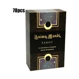 78 Adet Anima Mundi Tarot Kartları Masa Parti Tarot Kartları Oyunu(Yurt Dışından) - Siyah