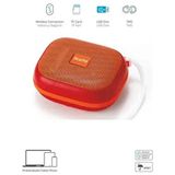 7834 Kablosuz Tws Bluetooth Hoparlör / Ipx7 Suya Dayanıklılık / USB & Tf Kart Girişi - Turuncu