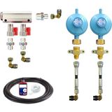 7A Mühendislik Karavan Lpg Dağıtıcı Kollektör Iç Tesisat Seti 2 Çıkışlı