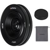 7artisans 18 mm F6.3 Mark II Ultra İnce APS-C Prime Objektif Nikon Kompakt Aynasız Kameralar Nikon Z50 Z6 Z7 Z6 II için Uygun