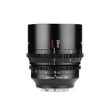 7artisans 25 mm/35 mm/50 mm T1.05 Büyük Diyafram Sine Lens Geniş Açılı Manuel Odaklama Düşük Bozulma Mini Sinema Lensi (25 mm T1.05, Fuji X için)