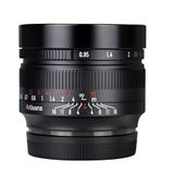7Artisans 50mm F0.95 Fuji FX Mount MF Aps-c Siyah Fotoğraf Makinesi Lensi