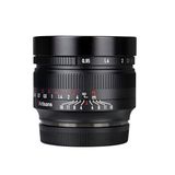 7Artisans 50mm F0.95 M43 Panasonic Olympus MF M43 Siyah Fotoğraf Makinesi Lensi