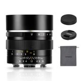 7artisans 50mm F1.2 APS-C 32 ° Manuel Odaklı Sabit Lens Olympus ve Panasonic MFT M4/3 Dağı, GH/G9/GX/GF/BGH Serisi için Uyumlu Geniş Diyafram