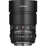 7ARTISANS 60MM F2.8 Macro 2x Canon [eos-R Mount] Mf Fullframe Lens Siyah