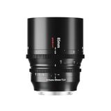 7artisans 85 mm T2.0 Büyük Diyafram Tam Çerçeve Sinema Lensi Sony E-Mount ile Uyumlu, Manuel Odaklama Düşük Distorsiyon Sinema Lensi Aynasız Kameralar Sony A7 Serisi FX3 A7S3 A7M3 A7M4 için, Siyah