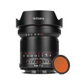 7artisans 9mm F5.6 Tam Çerçeve 132 ° Geniş Açılı Lens Neredeyse Sıfır Bozulma 0.2m Minimum Odaklama Mesafesi EOS-R RED EOS-R3 EOS-R5 EOS-R6 EOS-R6 EOS-RP ile Uyumlu (34mmND64 arka filtre)