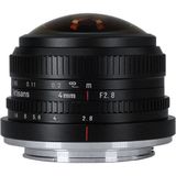 7Artisans Sony E (APS-C) için 4 mm f/2,8 balık gözü