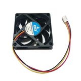 7cm 12v 3 Pinli Kasa Fanı 7cm X 7cm X 1.5cm 2 Pimli Dc 12volt Fan