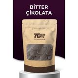 7D Yerli Bitter Kuvertür Pul Çikolata 1 kg (Chocovic)