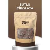 7D Yerli Sütlü Kuvertür Pul Çikolata 1 kg (Chocovic)