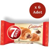 7Days Akışkan Çikolata Kreması Dolgulu Yumuşacık Kruvasan 60 gr x 6'lı Fırsat Paketi - 6 Adet