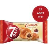 7Days Kakaolu Kruvasan 60 gr - 24 Adet Lezzetli Çikolatalı Atıştırmalık