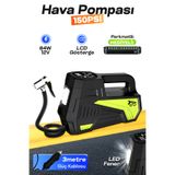 7GO 7A7 Turbo Boost 150 PSI Araç Hava Pompası – 12V Çakmaklık Girişli Dijital Lastik Şişirme Kompres