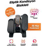7go 7GMG11 Eliptik Kondisyon & Rehabilitasyon Cihazı – 15 Kademe Hız, Uzaktan Kumandalı, LCD Ekranlı, Kol & Bacak Egzersiz Aleti (50W – Düşük Ses – Siyah)